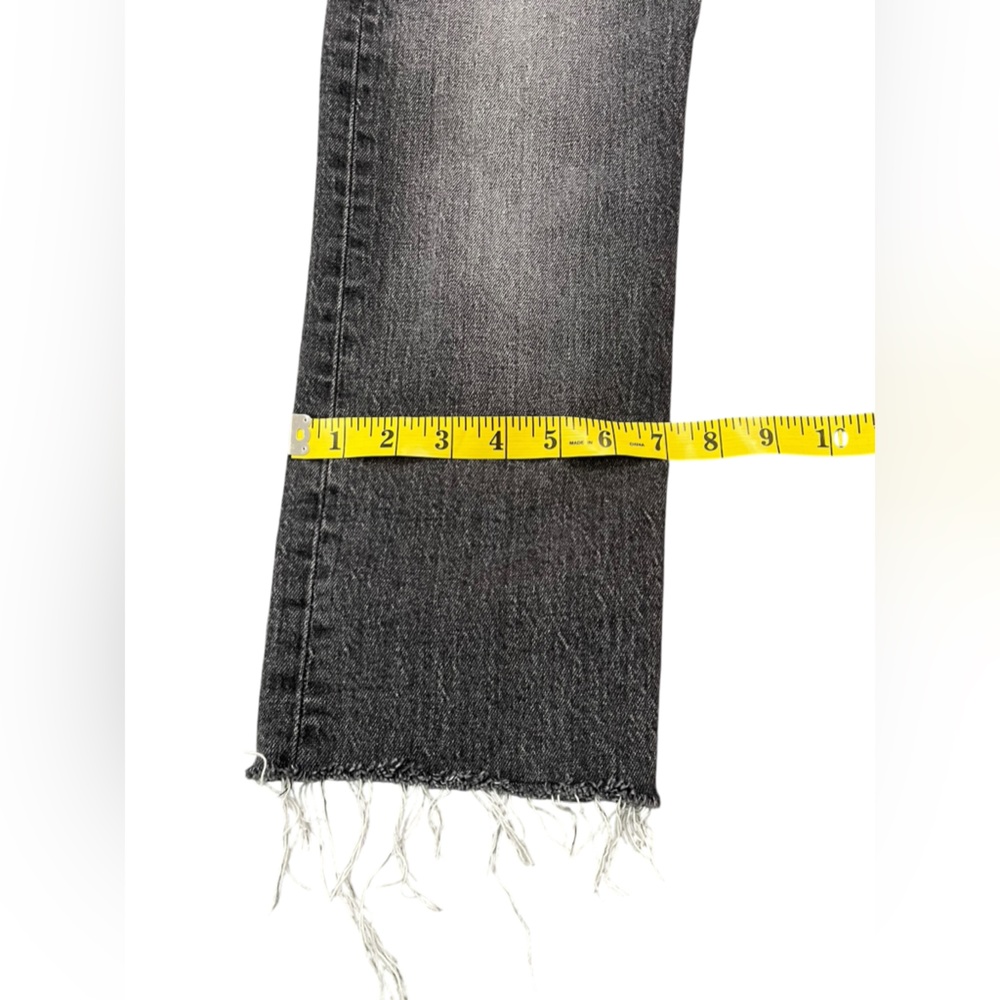 Levi’s 501 Hi-Rise Button Fly Fray Hem Jeans Gray Women’s 24 - Picture 13 of 16